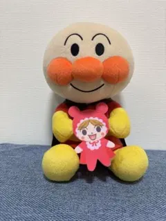 【新品未使用】アンパンマンみんななかよしぬいぐるみL
