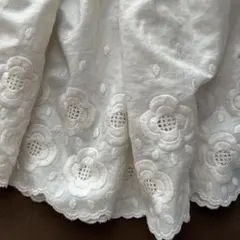古着　ペチコート　レース　刺繍　スカート　kiaris itimi