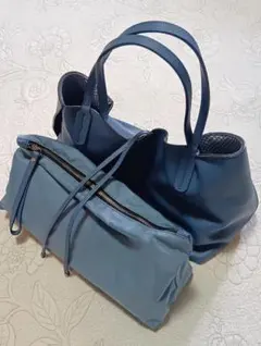 【美品】ジャンニキヤリーニ トートバッグ 「RAY（レイ）」M