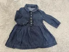 美品baby GAP デニムワンピース 90センチ