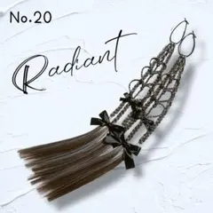 ヘアゴムエクステ(ミニ) No.20 3連ハート②