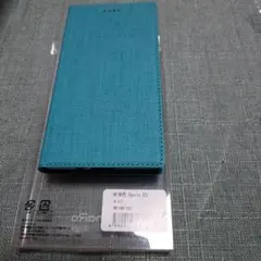 エクスペリア　XZ1 手帳型ケース　ターコイズ
