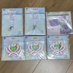 プリキュアの一番くじ☆ G賞5個とH賞１個の計６個まとめ売り♪