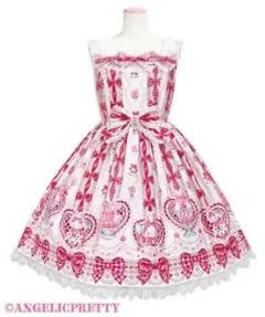 Bunny Ribbon Parfaiteriaジャンパースカートset シロのサムネイル