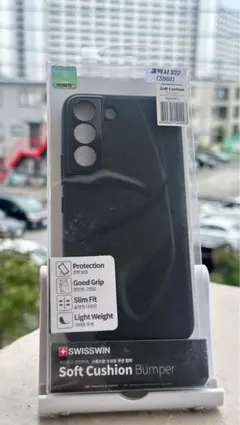 Galaxy S22 専用 SWISSWIN ソフトクッションバンパー