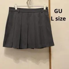 プリーツスカート グレー ミニスカート