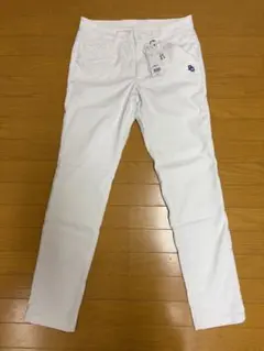 パーリーゲイツ パンツ 白 S〜M相当 マリンモデル ホワイト コットン
