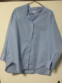 SHIPS any:〈洗濯機可能〉REPREVE バンド カラー シャツのサムネイル