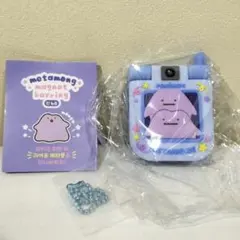 韓国　メタモン　シークレット　カプセルマンション　ガチャ　携帯　キーホルダー　青