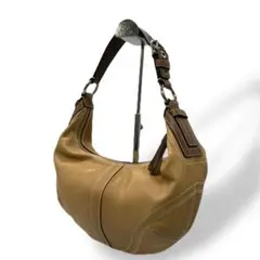 Coach Hobo Lether Shoulderbag Stitch BW