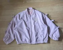 MC sister 140 リボン袖ピンクma-1 ジャンバー ブルゾン