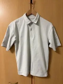 無印良品　ワイド五分丈ポロシャツ　メンズ 涼感UVカットのサムネイル