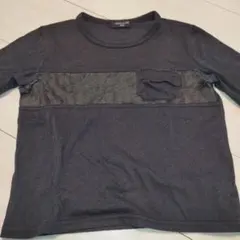 【キッズ】ダークグレー ロンT　120㌢