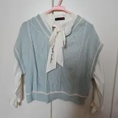 SUMIRE☆様専用です　　　　ラブトキ　ベスト付きブラウス　140cm　S