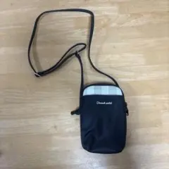 ミニショルダーバッグ ブラック チェック柄