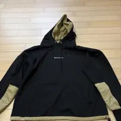 CONVERSE フード付きパーカー ブラック/カーキ