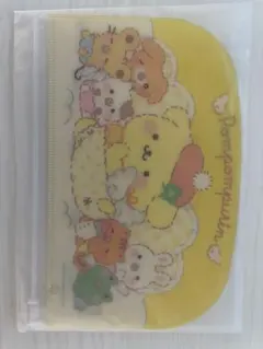 Sanrio サンリオ　いちご新聞4月号付録　フラットポーチ『ポムポムプリン』