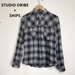 ☆STUDIO ORIBE× SHIPS☆シップスコラボチェック柄シャツ