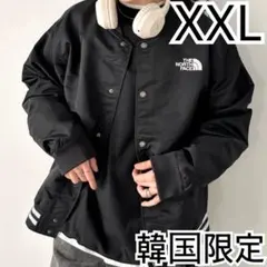XXL＊ブラック　黒＊スタジャン　ジャケット＊ノースフェイス＊韓国限定