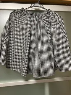 美品！any FAM キッズM 120〜130ギンガムチェックスカート