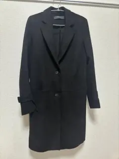 ZARA BASIC ブラック ロングコート