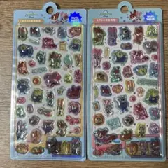 ズートピア 立体 3D ぷくぷくシール 2枚セット