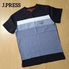 ジェイプレス J.PRESS 半袖 Tシャツ ネイビー 140のサムネイル