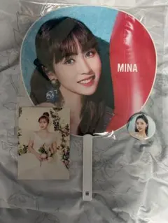 Minaちゃんうちわ・バッジ・写真セット