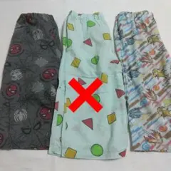 スパイダーマン しんちゃん ステテコ セット 120 130