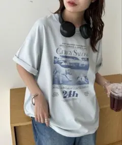 discoat Enlude フォトプリントTシャツ