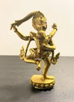 【希少】インド 銅製 シヴァ・ナタラージャ ＆ パルヴァティー像 希少】インド 銅製 シヴァ・ナタラージャ ＆ パルヴァティー像 - メルカリ