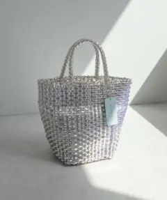 【未使用新品タグ付き】イアパピヨネ　かごバッグ　レッサーパンダ 未使用新品タグ付き】イアパピヨネ かごバッグ レッサーパンダ