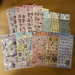 【正規品】ボンボンドロップシール　うるちゅる　ディズニー　サンリオ　まとめ売り
