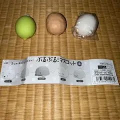 すみっコぐらし　ぶるぶるマスコット　しろくま　ぺんぎん？　とんかつ　3点セット