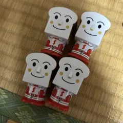 アンパンマン ガチャガチャ　ピコピコマスコットNEW しょくぱんまん　4点セット