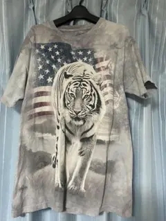 THE MOUNTAIN タイガー Tシャツ Mサイズ グレー系のサムネイル
