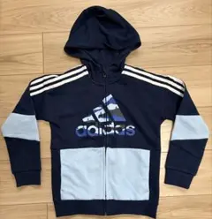 ⭐︎美品　adidas ジップアップパーカー ネイビー　130cm