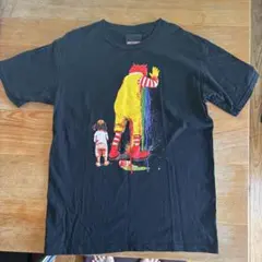 UNFLEDGED ドナルド　嘔吐　企業　風刺　皮肉　Tシャツ　Ｌ
