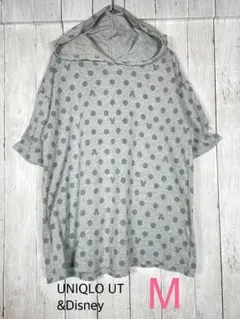 UNIQLO UT X Disney パーカーTシャツ ミッキー&ドット柄 M