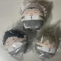 【翌日発送可】ハイキュー!!ぬいくじ E賞 梟谷セット