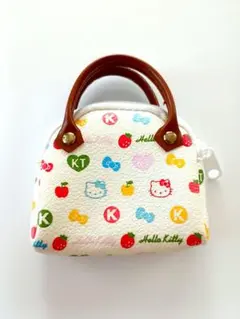Hello Kitty ハローキティ ミニチュアバッグ アイボリー×茶 匿名配送