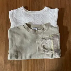 まとめ売り　淡色トレーナー　2点セット