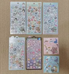 新品未開封ボンボンドロップシール♡水族館限定5枚、水族館限定おはじき2枚セット