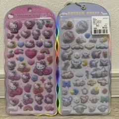 ハローキティ・シナモロール シールセット　正規品　コットンシール