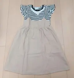 WILL MERY ストライプ 半袖ワンピース 130cm