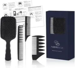 ヘアコームセット パドルブラシ ブラシ コーム テールコーム ヘアセット