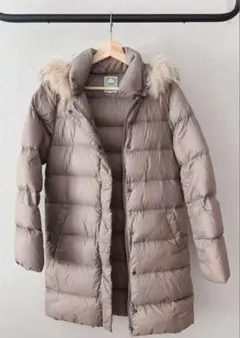 BEAMS HEART ダウンジャケット アウター ベージュ