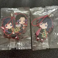 鬼滅の刃 ラバーマスコット 冨岡義勇 胡蝶しのぶ