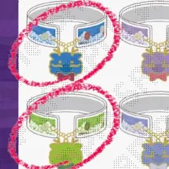 【鬼滅の刃】鬼滅祭　辰年モチーフアクリルバングル 冨岡義勇　不死川実弥