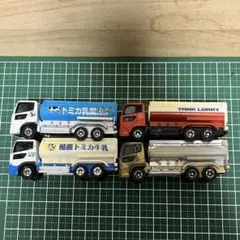 トミカ　日産ディーゼル　クオン CWON イベントモデル　タンクローリー 4台のサムネイル